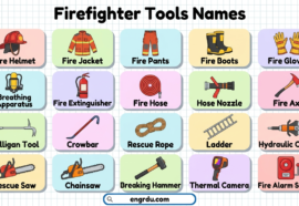 Firefighter Tools Names in English with Pictures