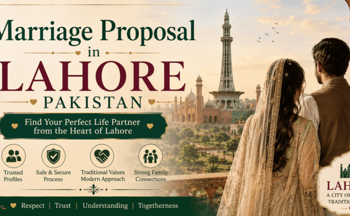 Marriage Proposal in Lahore Pakistan