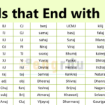 List of All Words Ending with J