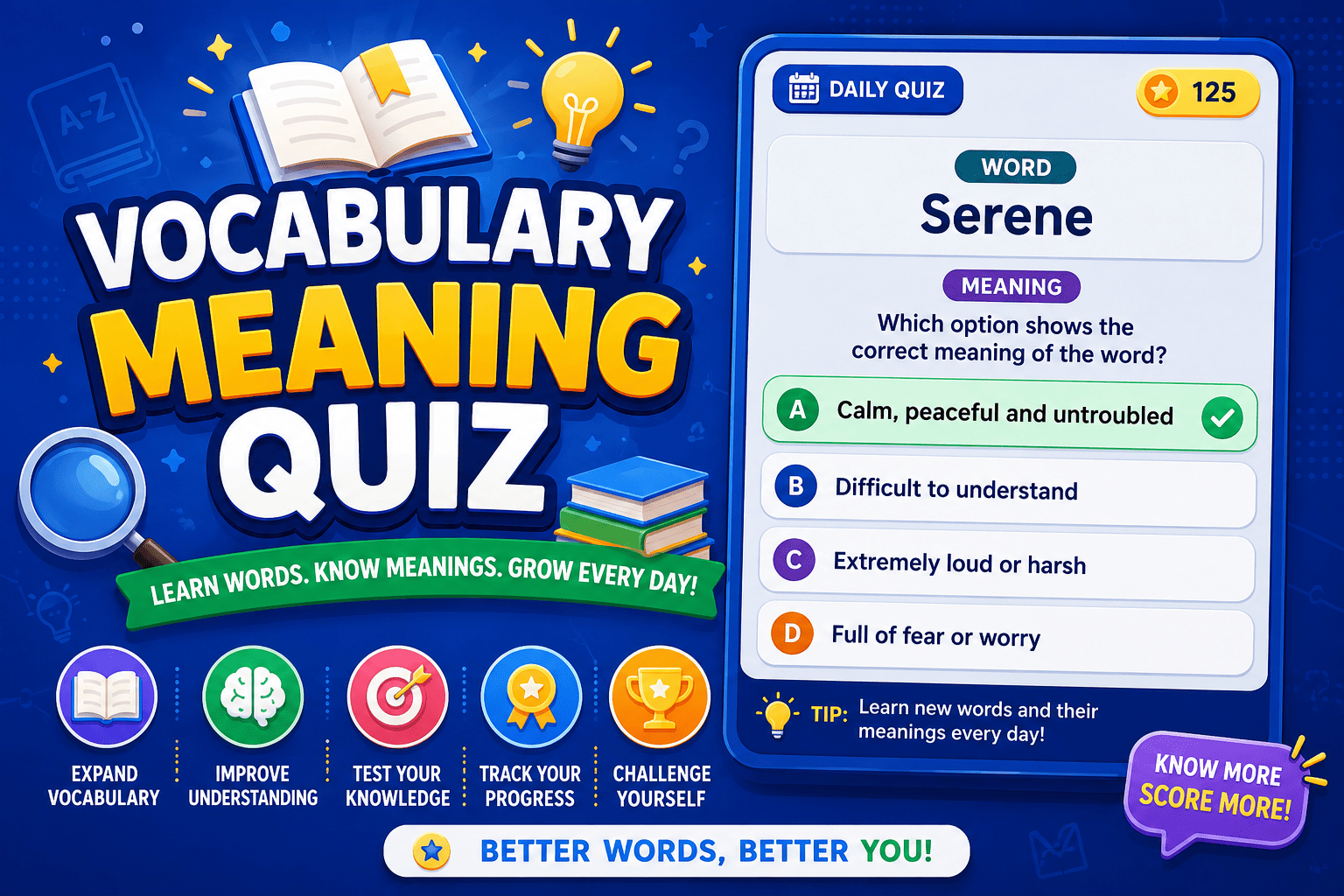 Vocabulary Meaning Quiz