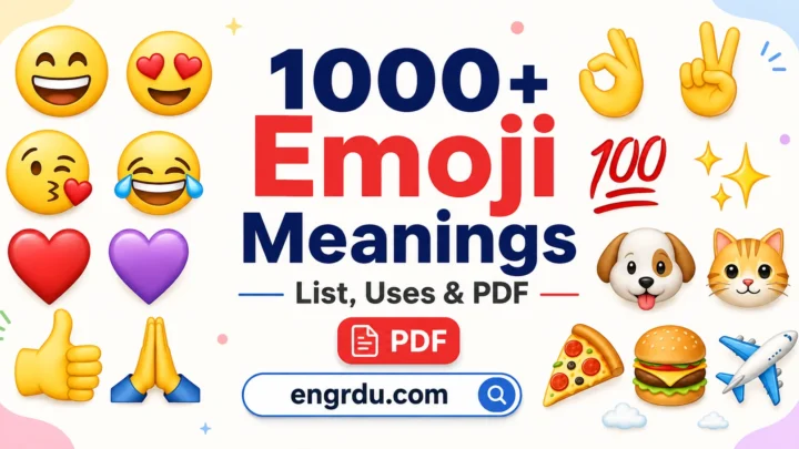 Emoji Meanings Explained with Their Uses