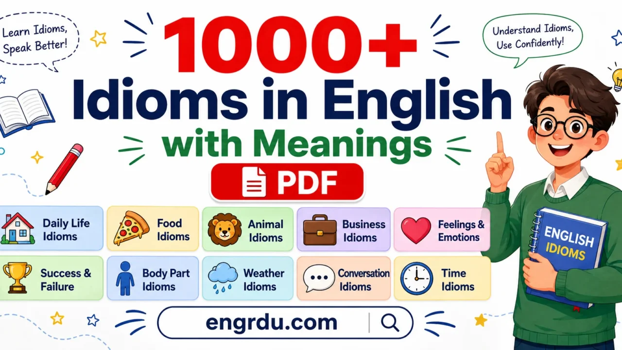 1000+ Idioms in English with PDF