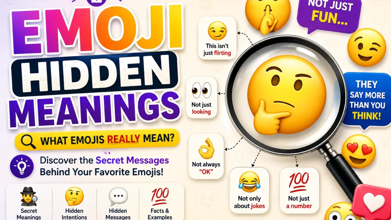 Emoji Hidden Meanings Explained with 100+ Secret Icons