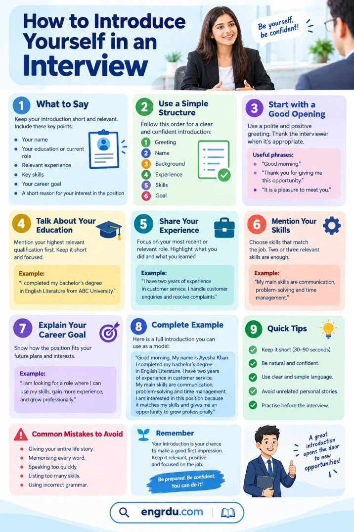 How to Introduce Yourself in an Interview: Complete Guide