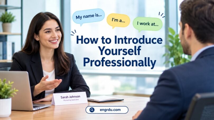 How to Introduce Yourself Professionally: Structure & Examples
